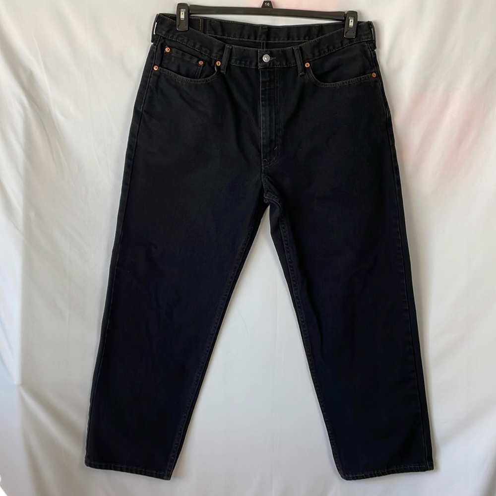 Levi's Black 550 Relaxed Fit Men's Jeans - Size 40 X 30